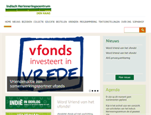 Tablet Screenshot of indischherinneringscentrum.nl